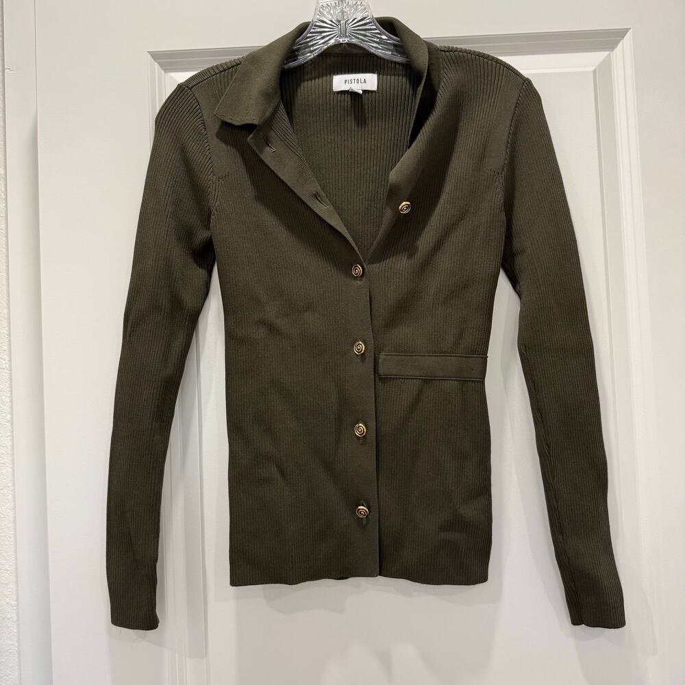 Pistola Cardigan Dark Olive size S